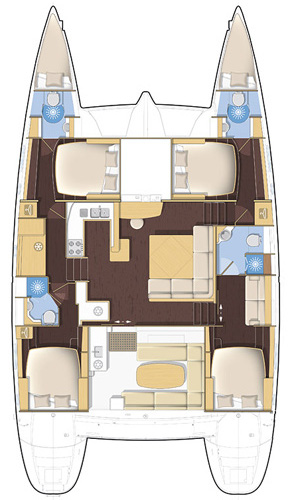 Photo #2 - Lagoon 500 (Mystique II) in Athens - 37466