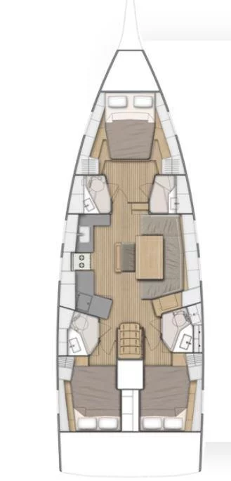 Oceanis 46.1 Performance Line - 3 cab. (Salina)  - 1