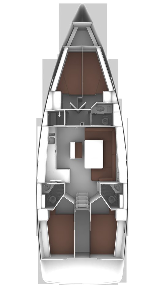 Photo #2 - Bavaria Cruiser 46 - 4 cab. (Jenga) in Fethiye - 37559