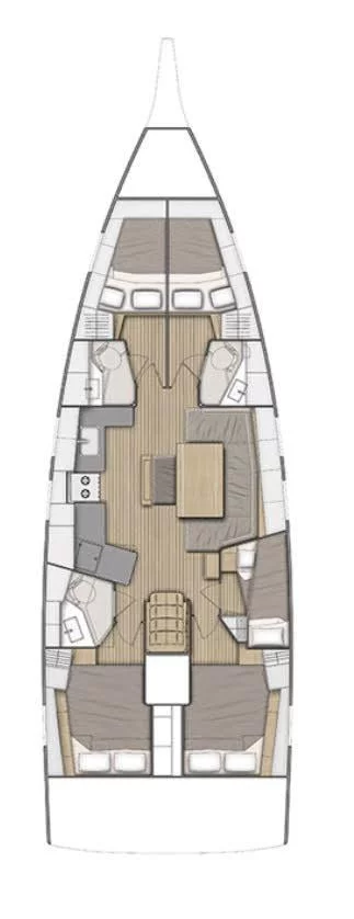 Oceanis 46.1 (Ostria)  - 1