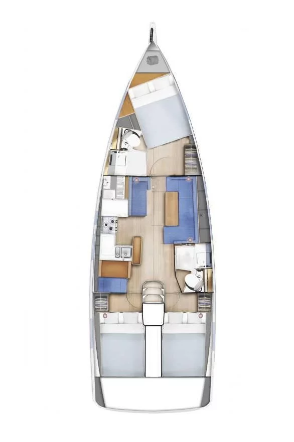 Sun Odyssey 410 - 3 cab. (Paris)  - 1
