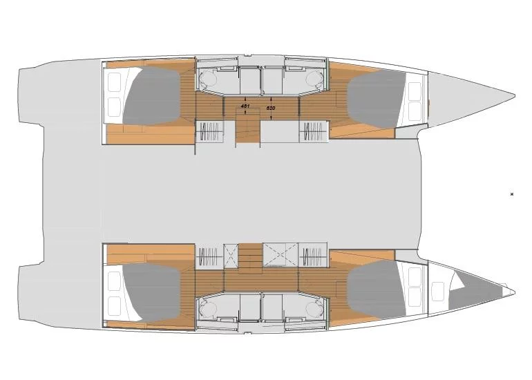 Fountaine Pajot Elba 45 - 4 + 1 cab. (Halle Berry)  - 5