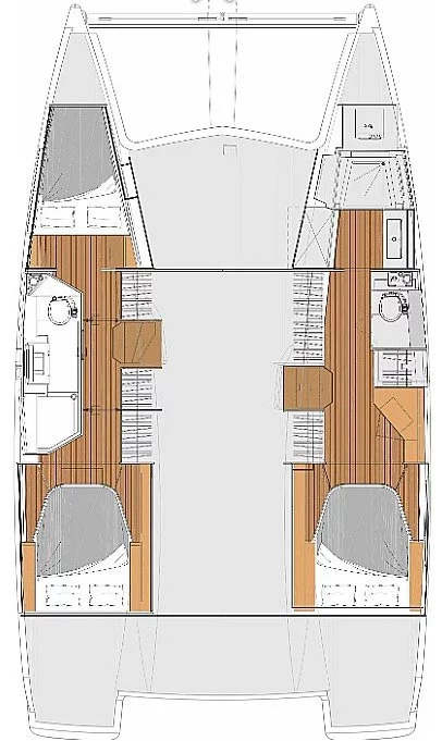 Fountaine Pajot Lucia 40 - 3 cab. (Princess Lea)  - 1