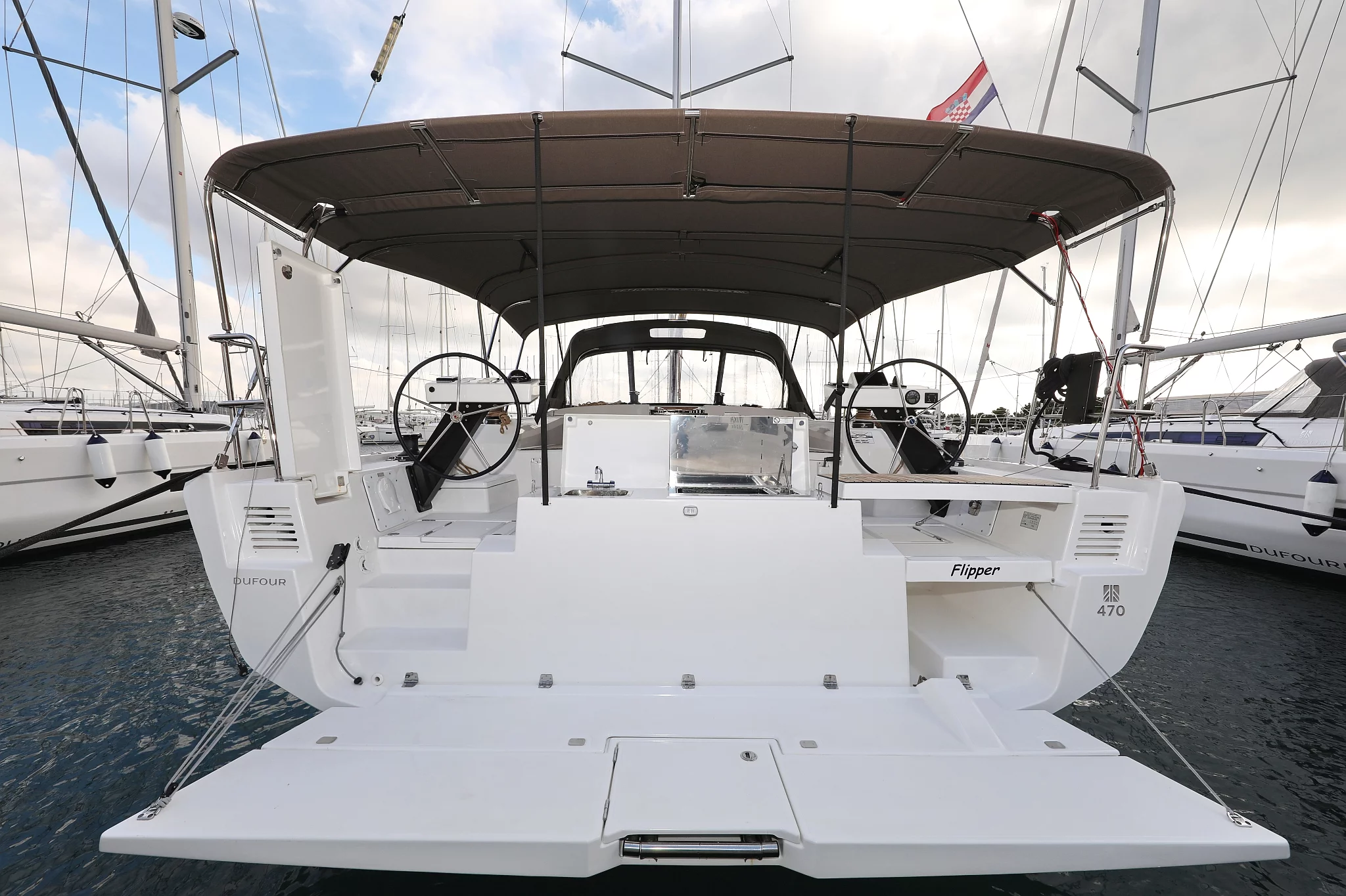 Dufour 470 - 4 cab. (Flipper)  - 3