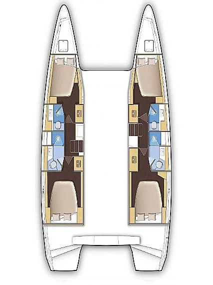 Lagoon 42 - 4 + 2 cab. (Kit Cat)  - 1