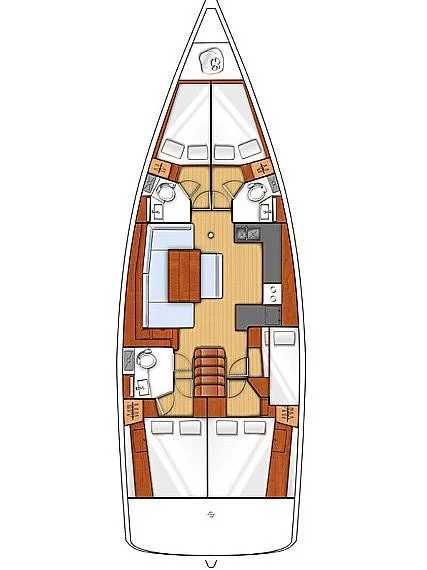 Oceanis 48 - 5 cab. (Aeolis)  - 1