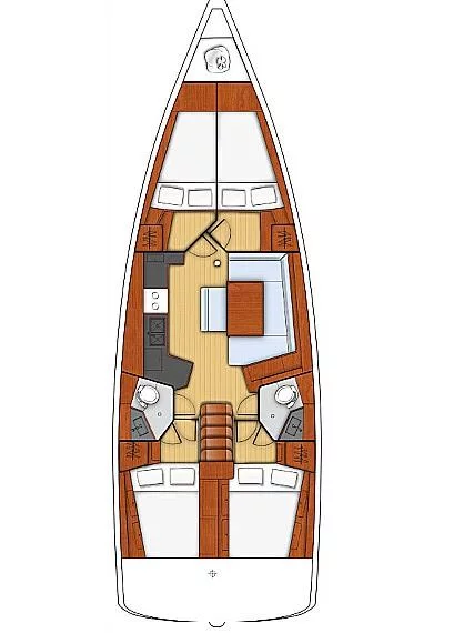 Oceanis 45 - 4 cab. (Daedalus)  - 1