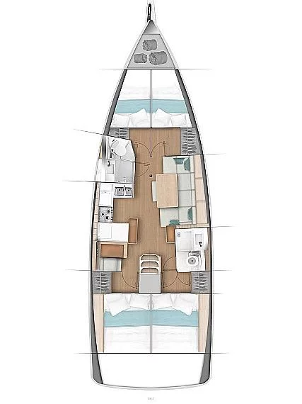 Sun Odyssey 440 (Olympia)  - 1