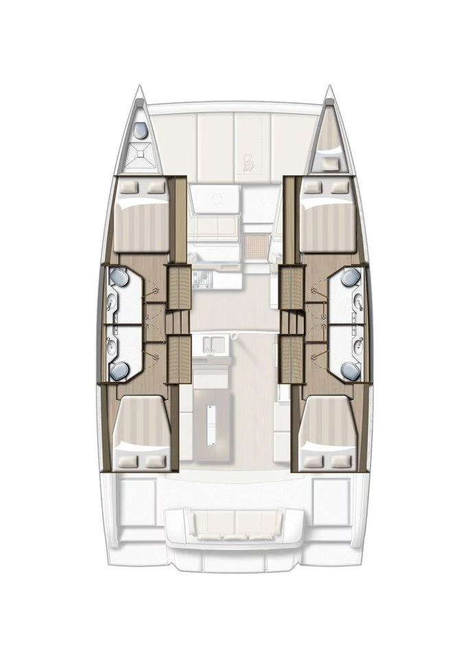 Bali 4.2 - 4 + 1 cab. (Sail and Adventure)  - 9
