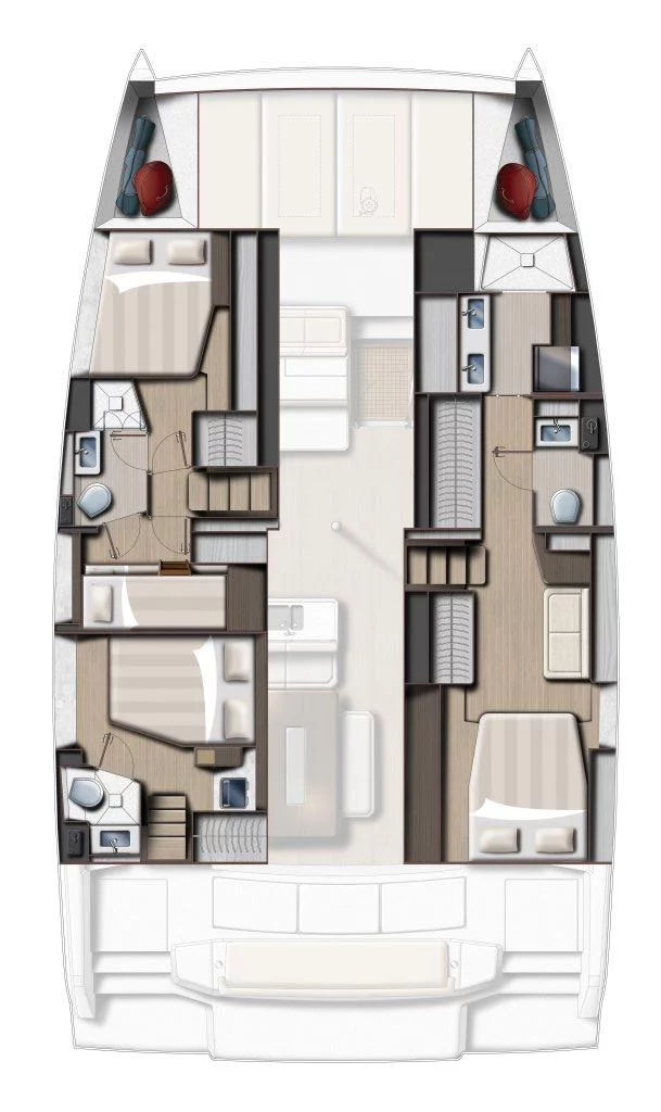 Bali 4.6 - 4 cab. OW (Sail and Travel)  - 1