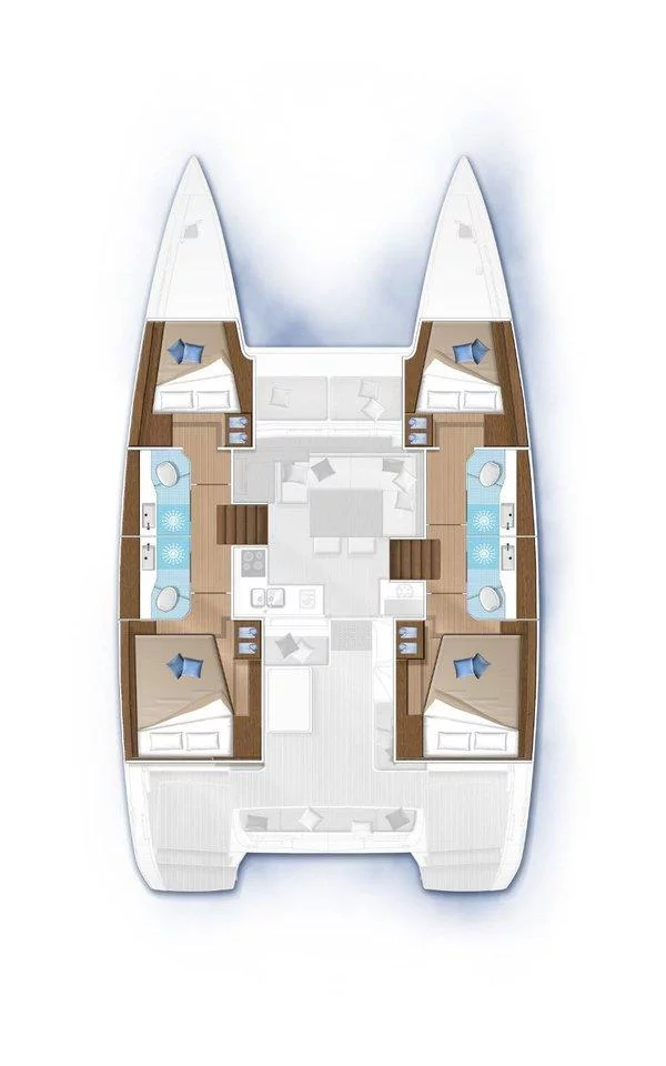 Lagoon 40 - 4 + 2 cab (Sail and Passion)  - 1
