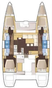 Lagoon 450 S - 4 + 2 cab. (Nathalie)  - 1