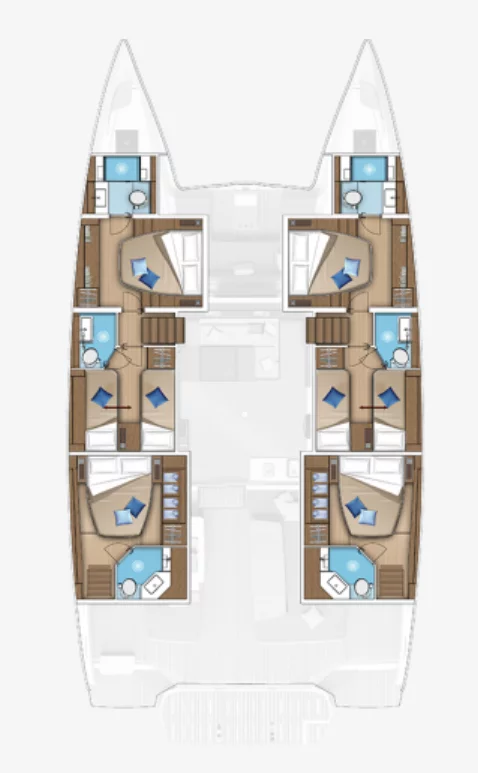 Lagoon 55 - 4 cab. (Valinor GRE (Crewed))  - 1
