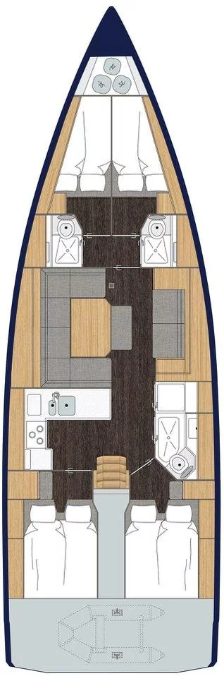 Bavaria C45 - 4 cab. (Isabella 2)  - 1