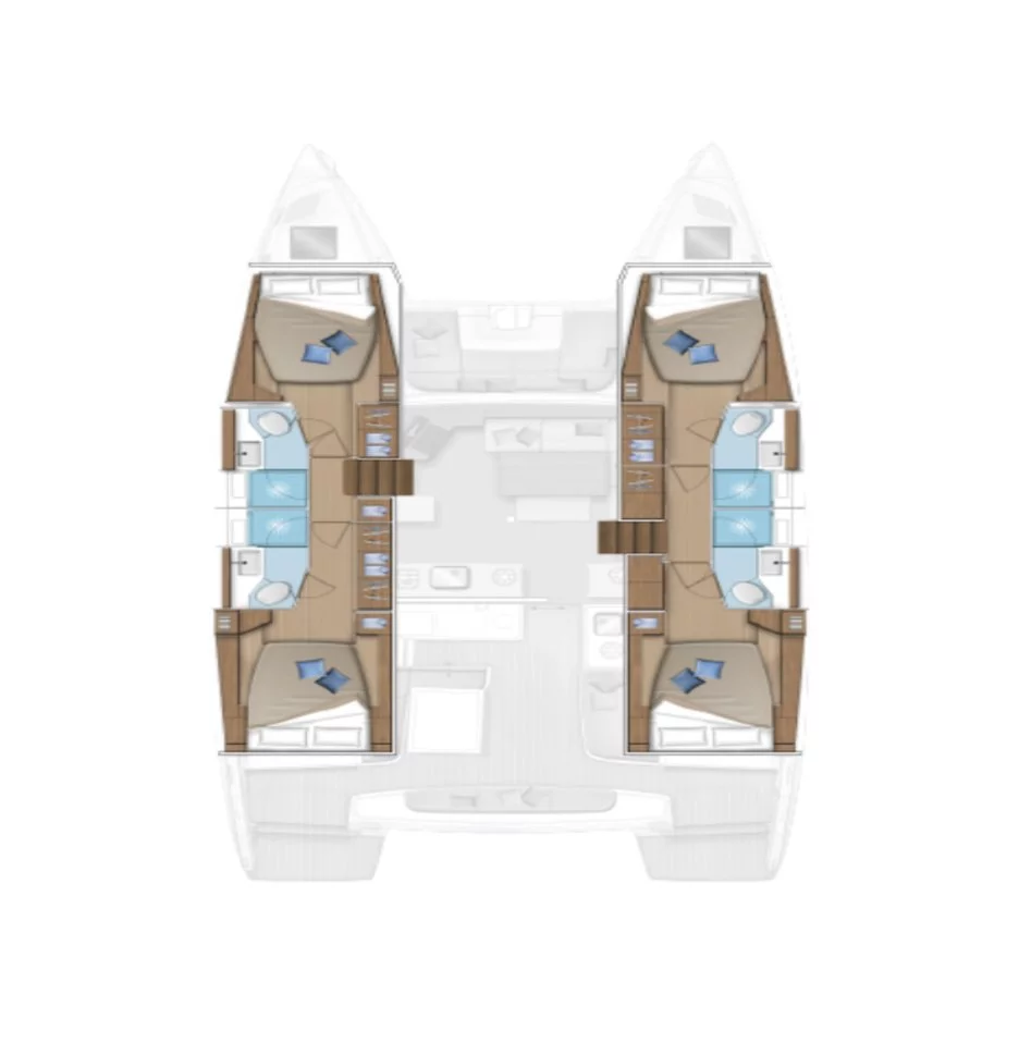 Lagoon 46 - 4 + 1 cab. (Eternityx)  - 2