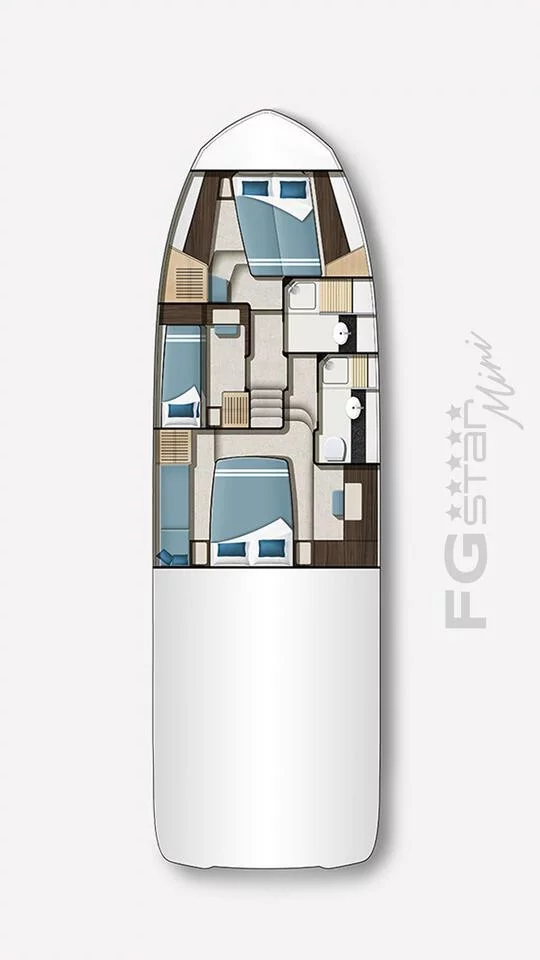 Galeon 440 Fly (Diesel) (FGStar Mini)  - 18