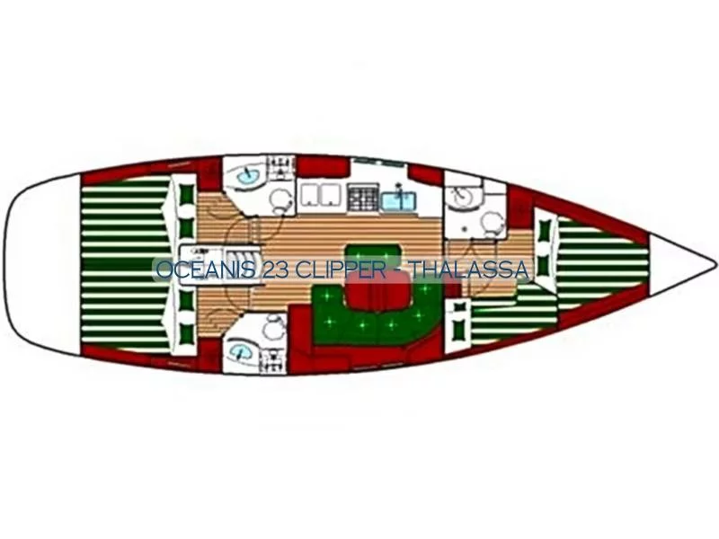 Oceanis 423 - 3 cab. (Thalassa)  - 2