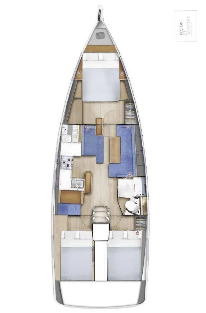 Sun Odyssey 410 - 3 cab. (Vigilant)  - 15