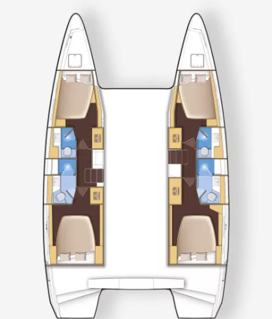 Lagoon 42 - 4 + 2 cab. (Ayza)  - 1