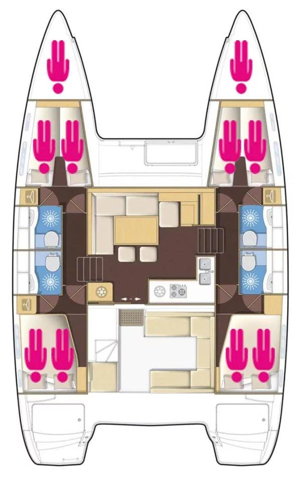 Lagoon 400 - 4 + 2 cab. (Tramontana)  - 1