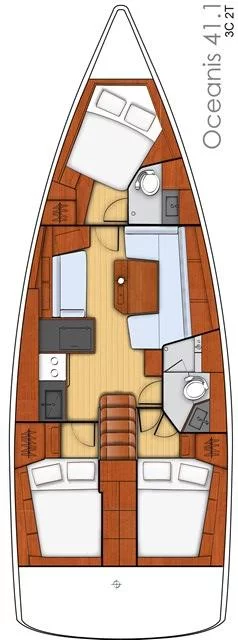 Oceanis 41.1 (Felice)  - 1