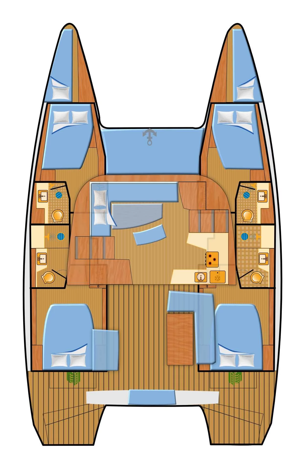 Lagoon 42 - 4 + 2 cab. (Marianne)  - 1