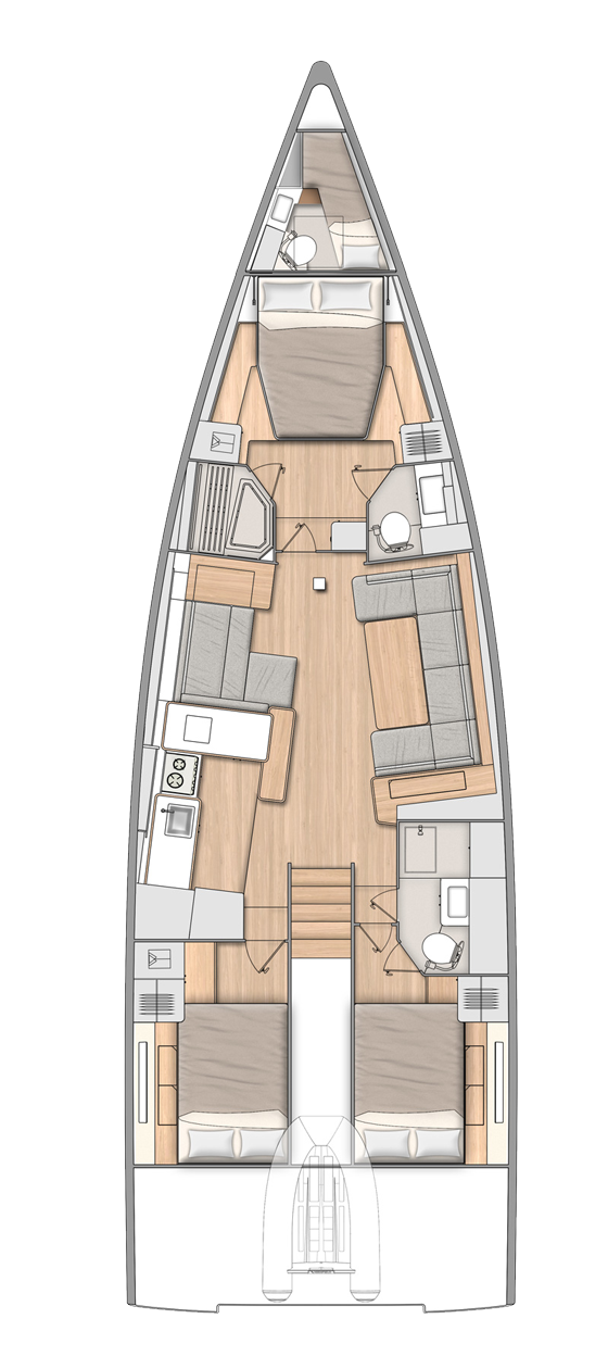 Photo #18 - Oceanis Yacht 54 (White Bird) in Rogoznica - 38937
