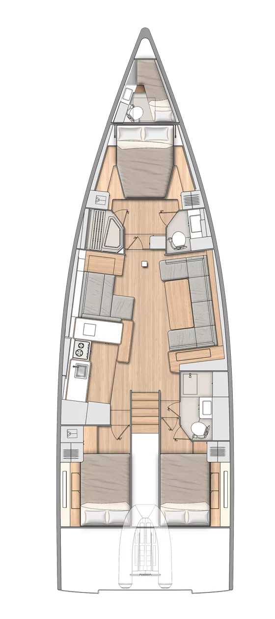 Oceanis Yacht 54 (White Bird)  - 17