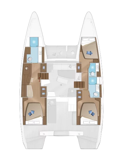 Lagoon 42 - 3 + 1 cab. (Ocean Pearl)  - 1