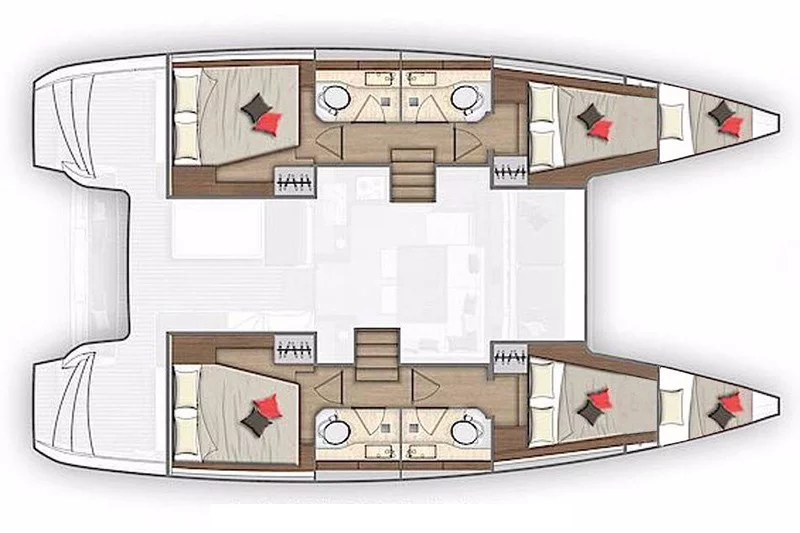 Lagoon 40 - 4 + 2 cab (Sail Aries)  - 1