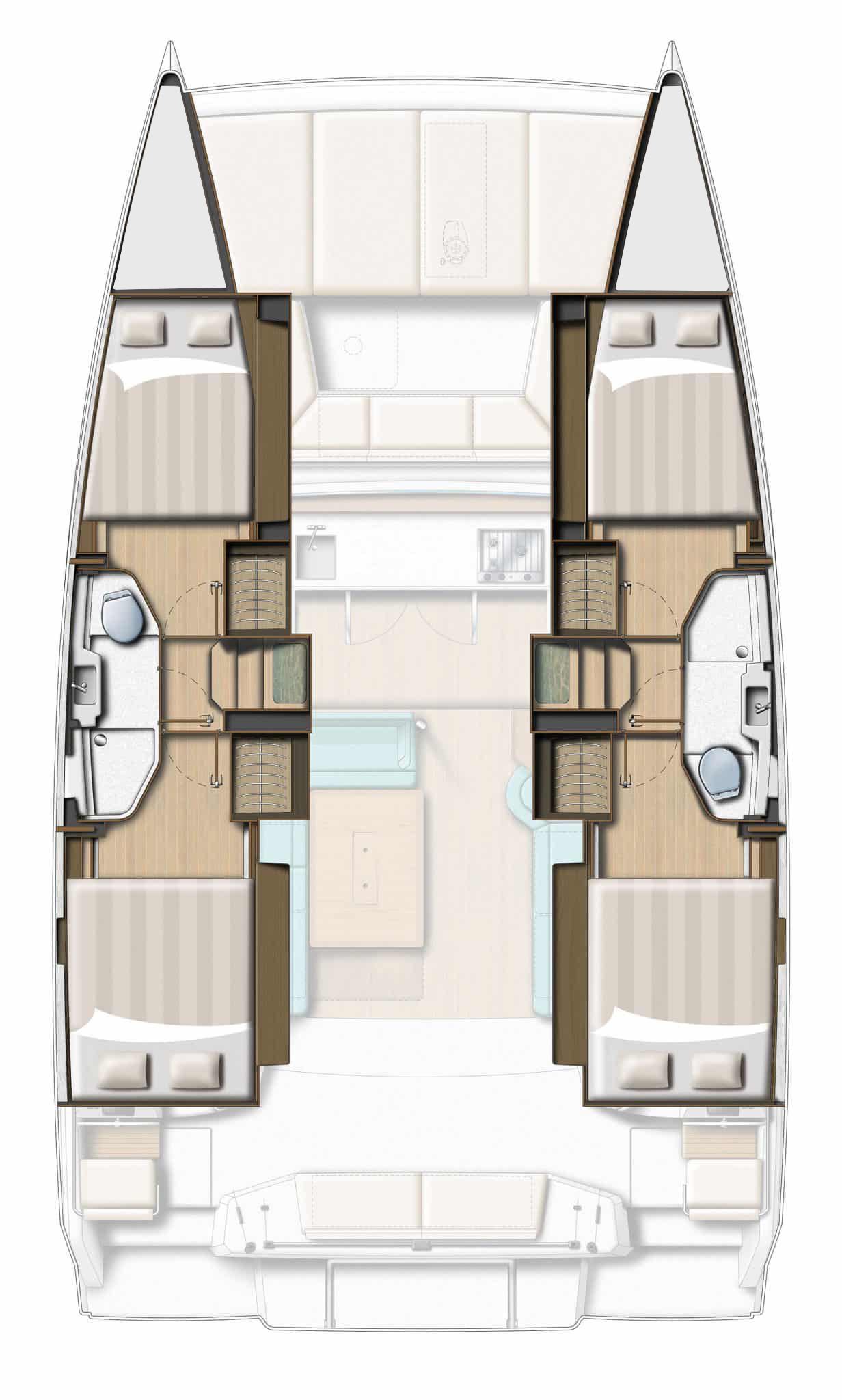 Photo #2 - Bali Catsmart - 4 cab. (Sail Dorado) en Fethiye - 39019