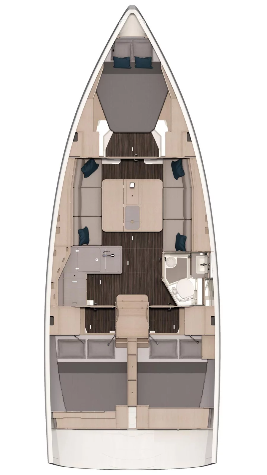 Dufour 37 - 3 cab. (Island Girl)  - 1