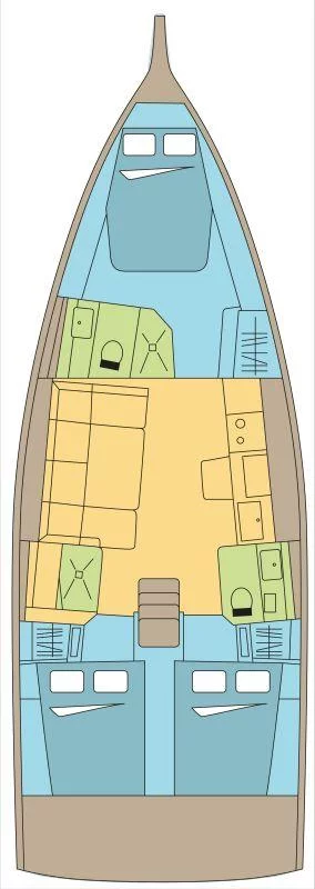 Dufour 41 - 3 cab. (ZEPHYRUS)  - 1