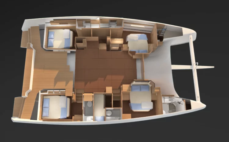 Dufour 48 Catamaran - 5 + 2 cab (Hawaii 5-0)  - 2