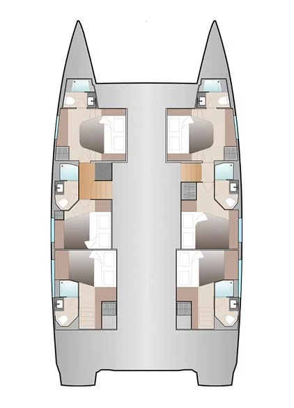 Fountaine Pajot Aura 51 - 6 + 1 cab (Ocean Eye)  - 1
