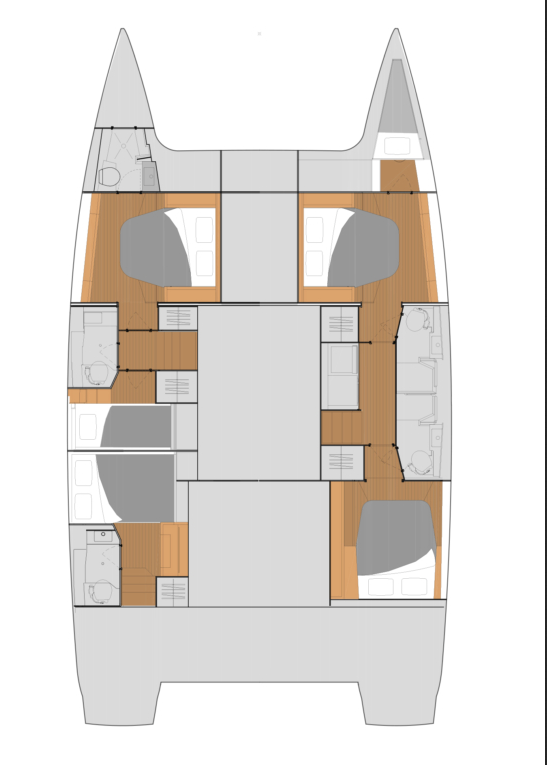 Photo #2 - Fountaine Pajot Tanna 47 - 5 cab. (Cattitude) en Marsh Harbour - 39134