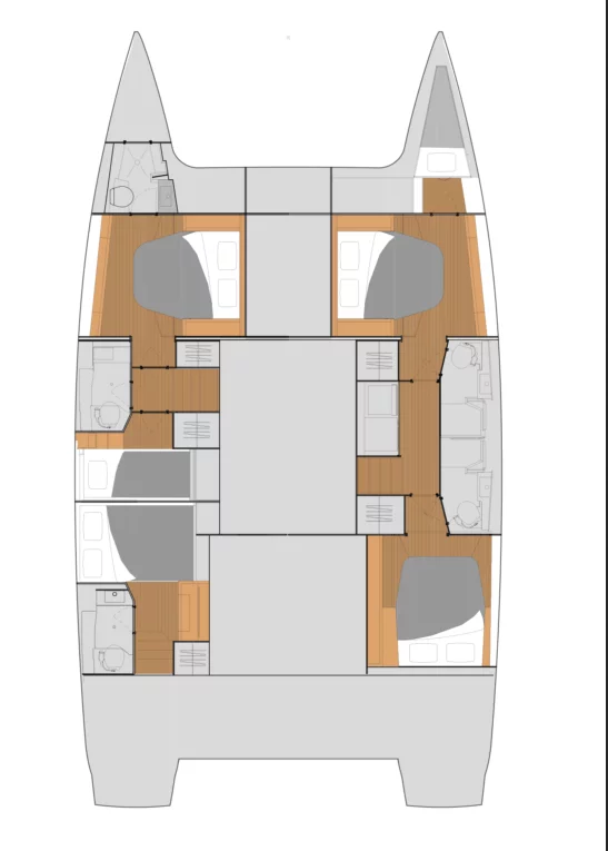 Fountaine Pajot Tanna 47 - 5 cab. (Cattitude)  - 1