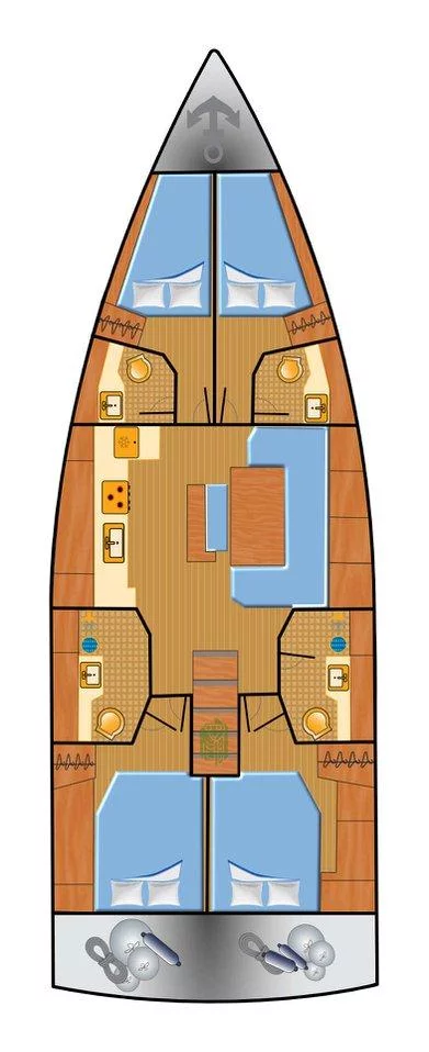 Hanse 460 - 4 cab. (Venus)  - 1