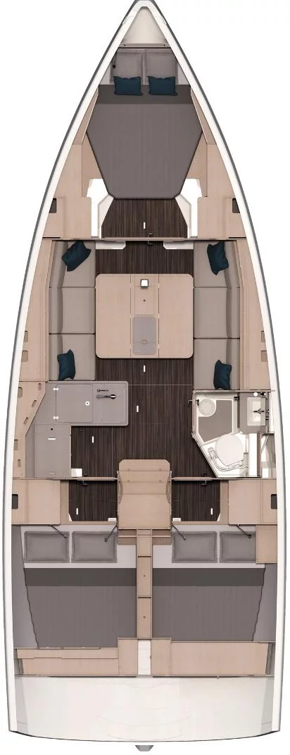 Dufour 37 - 3 cab. (Myriad’ V)  - 1