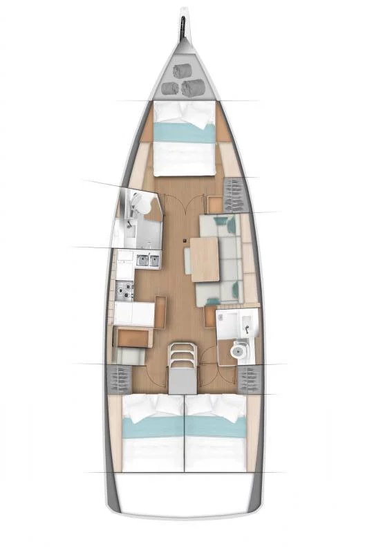 Sun Odyssey 440 - 3 cab. (Dreamcatcher)  - 14