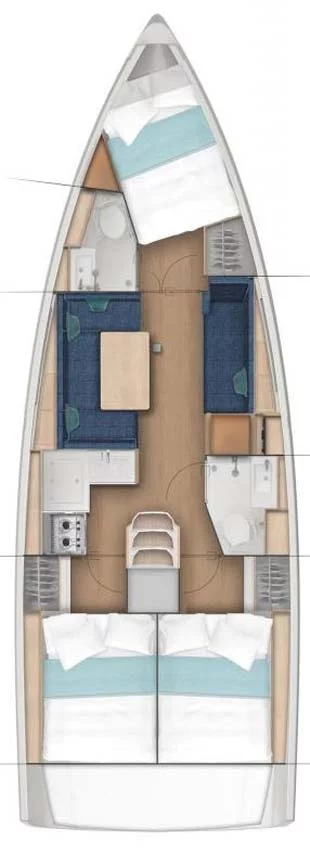 Sun Odyssey 380 (Golden eye)  - 1