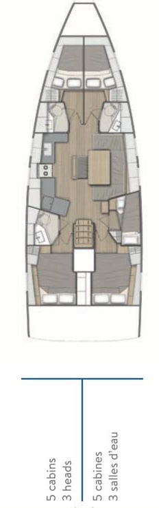 Photo #2 - Oceanis 46.1 (Bellagio) en Gocek - 39401