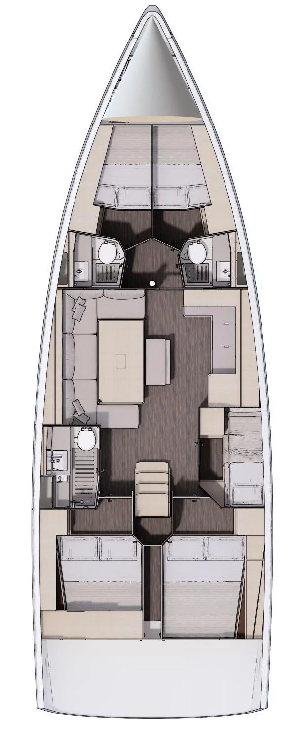 Dufour 470 - 5 cab. (Sea Breeze)  - 1