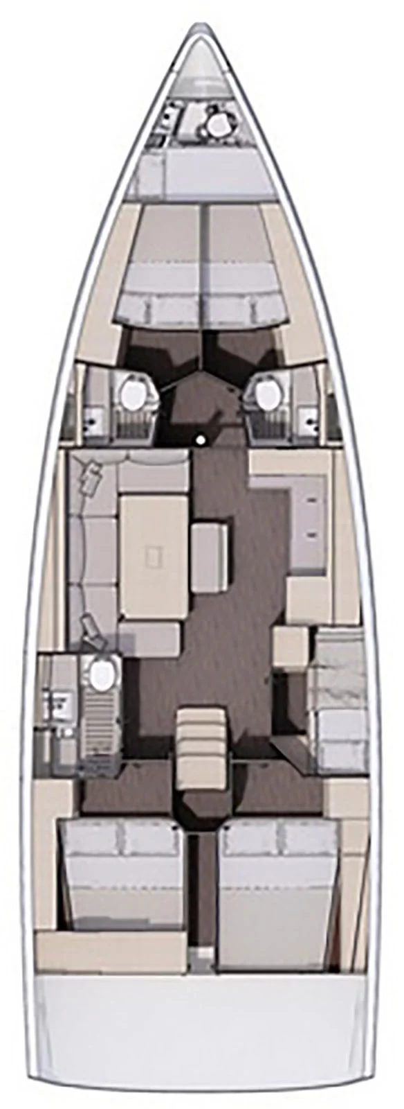 Dufour 470 - 5 + 1 cab. (PRESTIGE)  - 1