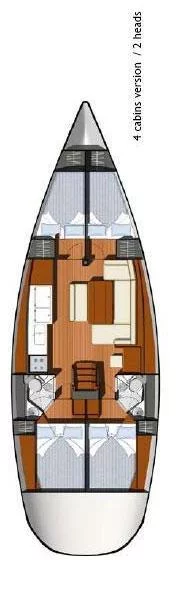 Sun Odyssey 44i (Eleni)  - 1