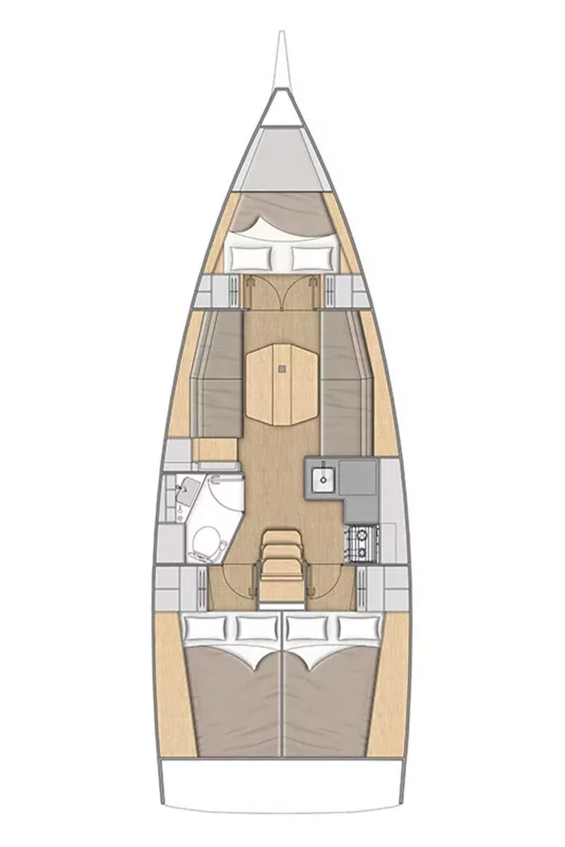 Oceanis 34.1 - 3 cab. (VRUBEL)  - 1