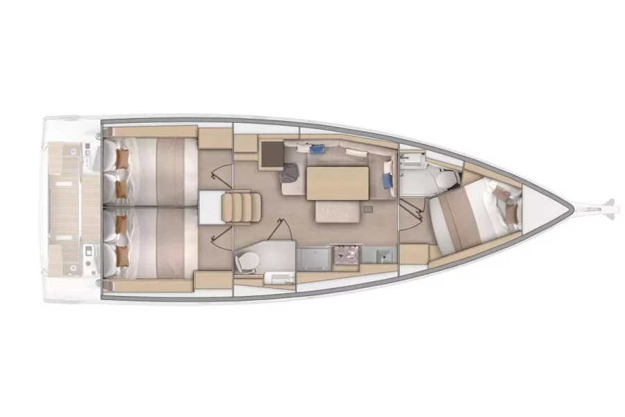 Oceanis 37.1 (KLIUN)  - 1
