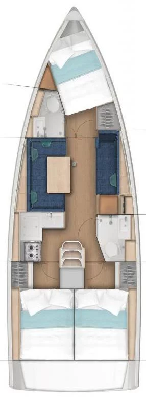 Sun Odyssey 380 (Bella Mia)  - 1