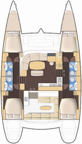 Photo #2 - Lagoon 440 - 4 + 2 cab. (Oceanus) in Krk - 39654