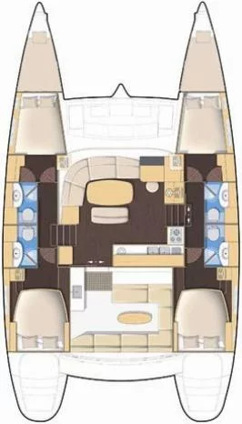 Lagoon 440 - 4 + 2 cab. (Oceanus)  - 1